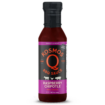 Cosmos Maple Raspberry Chipotle BBQ Sauce 16.5 oz