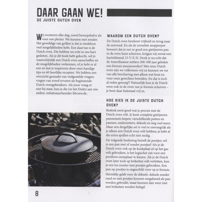 Dutch Oven Recepten, Tips en Kolen