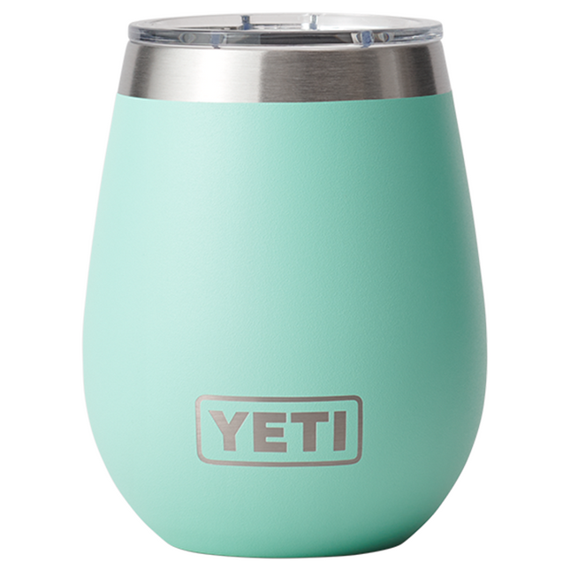 Yeti Rambler Wine Tumbler 10 oz Sea Foam