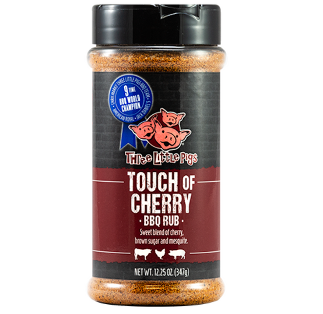 Three Little Pigs Touch of Cherry BBQ Rub  12.25oz