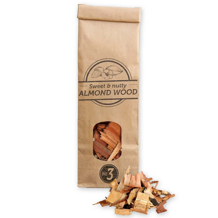 Smokey Olive Wood Almond Smoking Chips 500 ML