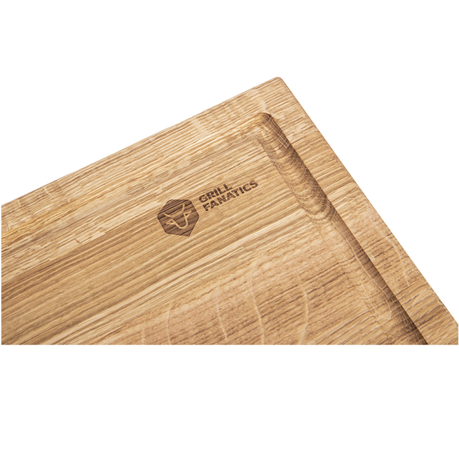 Grill Fanatics Cutting Board Oak 50 x 40 x 3 cm