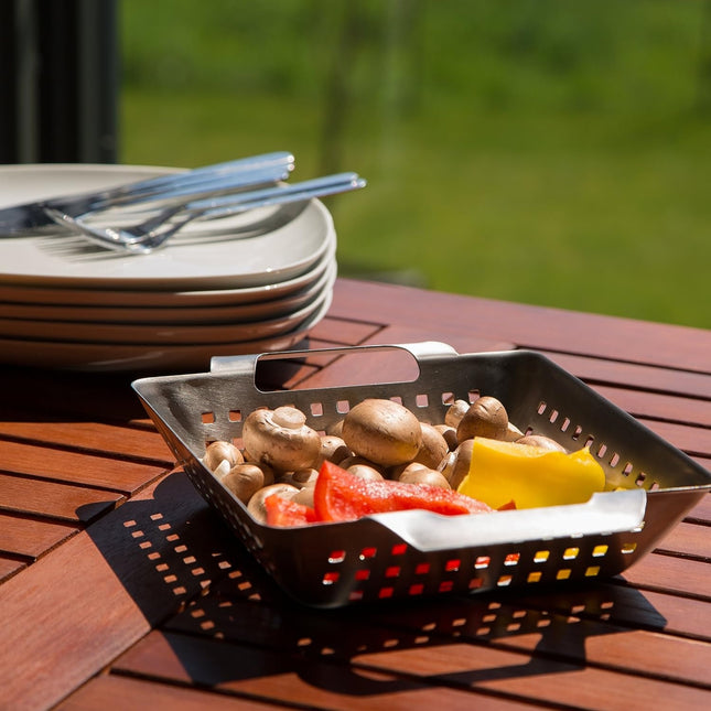 Bruzzzler Stainless Steel Grill Basket Medium