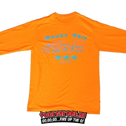 Smoke This BBQ Shirt Orange