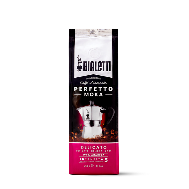 Bialetti gemahlener Kaffee Moka Delicato 250 Gramm