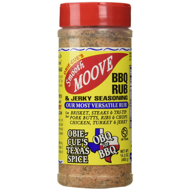 Obie Cue's Smooth Moove BBQ Rub & Jerk 14.3oz