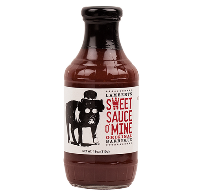 Lambert's Sweet Swine o Mine Sweet Original BBQ Sauce 18oz