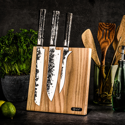 Style de Vie Magnetic Knife Stand Oak 