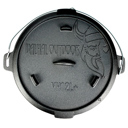 Valhal Outdoor Dutch Oven 12 liters with feet