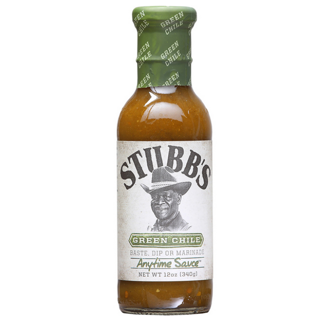 Stubb's Green Chile Anytime Sauce 12oz