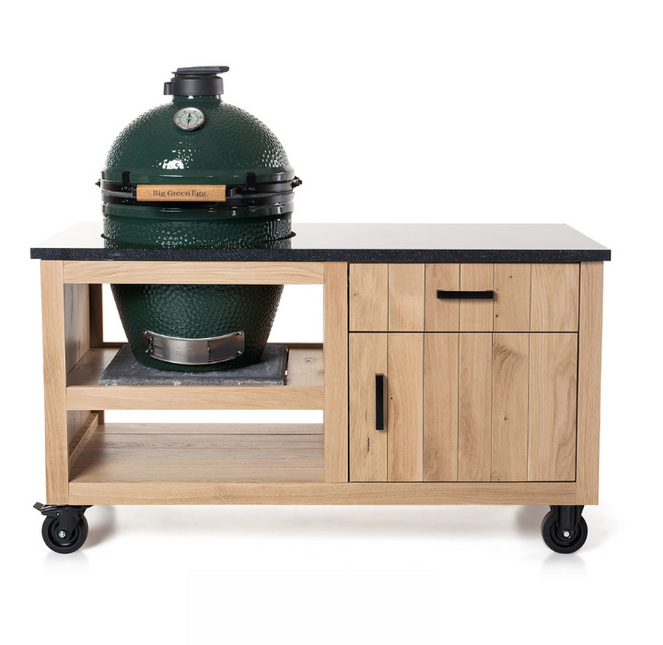 Eichenholztisch Compact Big Green Egg Medium &amp; Large