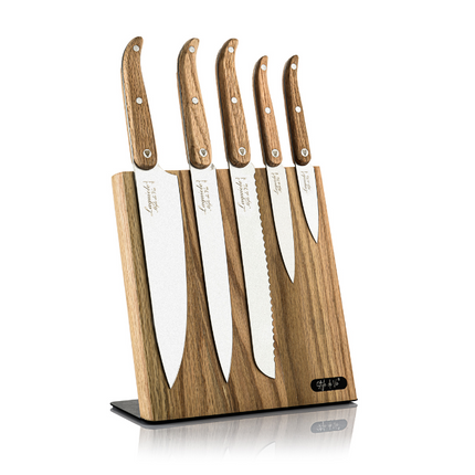 Style de Vie Magnetic Knife Stand Oak 