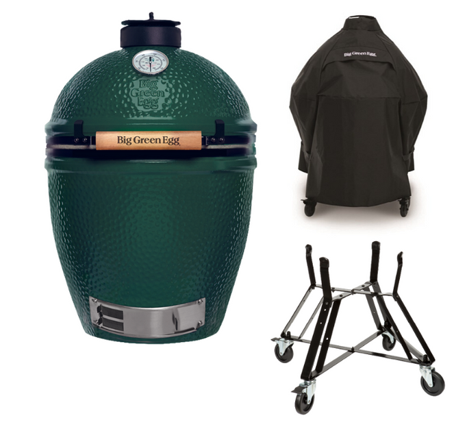 Big Green Egg Large + Nest + Abdeckung