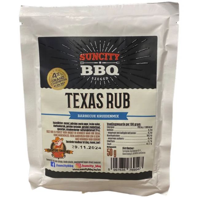 SunCity BBQ Texas Rub 50 grams