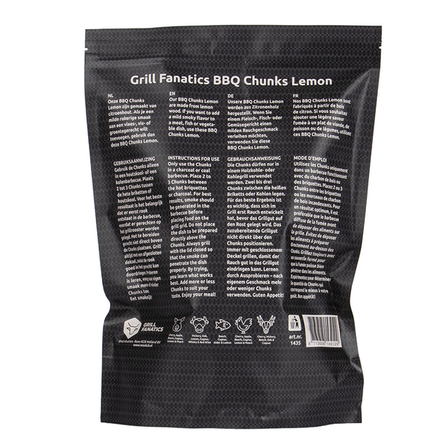 Grill Fanatics BBQ Lemon Chunks 1 kg