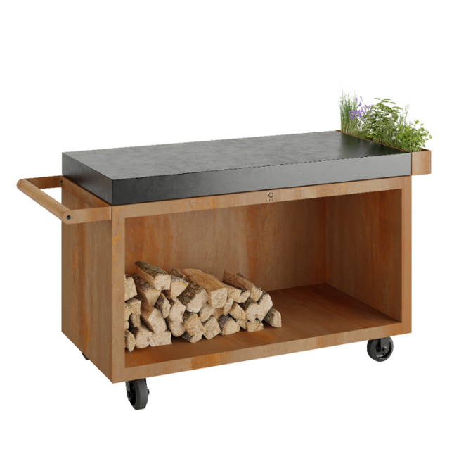 OFYR Mise en Place Tisch Corten 135 PRO