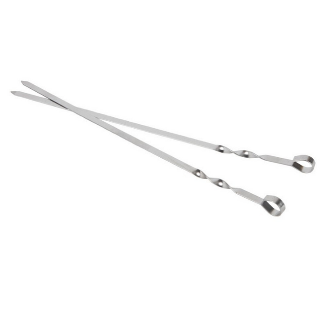 Vuur&amp;Rook Stainless Steel Skewers Xtra Long 6 pieces 50 cm