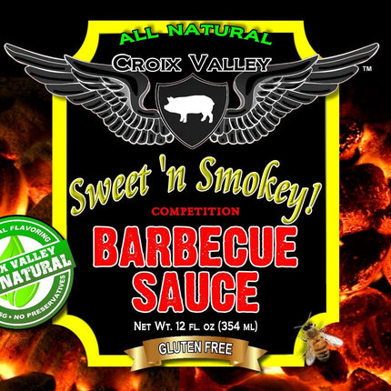 Croix Valley Sweet 'n Smokey Competition Barbecue Sauce 12 oz