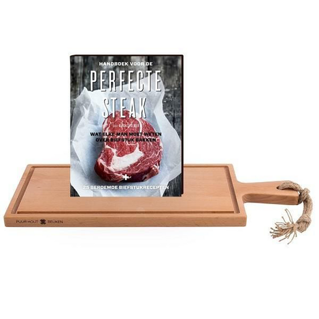 Steak board 49 cm + The Perfect Steak Book