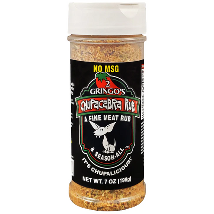 2 Gringos Chupacabra BBQ Rub OHNE MSG 7 oz