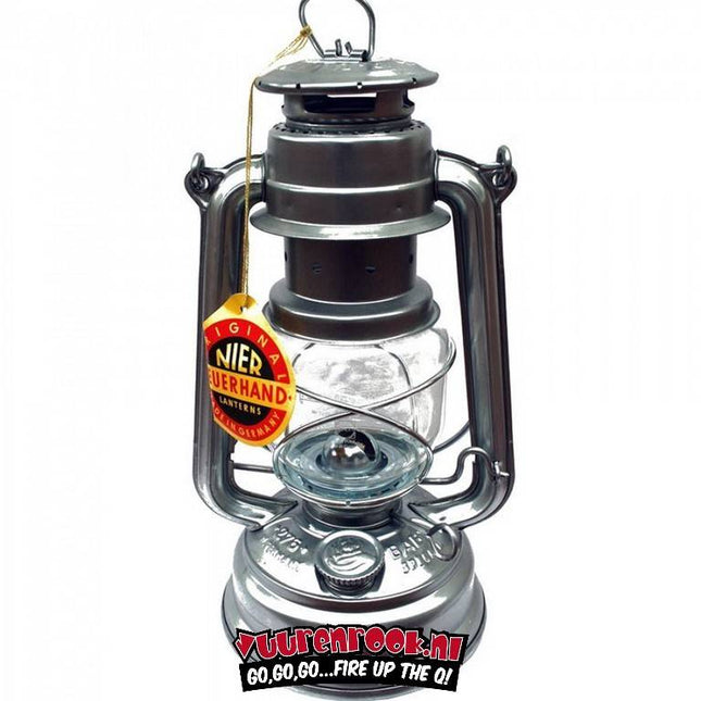 Original Feuerhand Storm Lantern Zinc