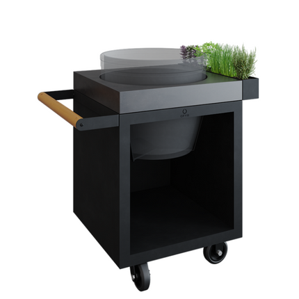 OFYR Kamado Table Black 65 PRO BGE