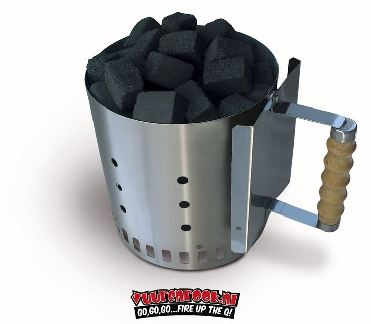 Ecobrasa Stainless Steel Briquette Starter 2 kilos