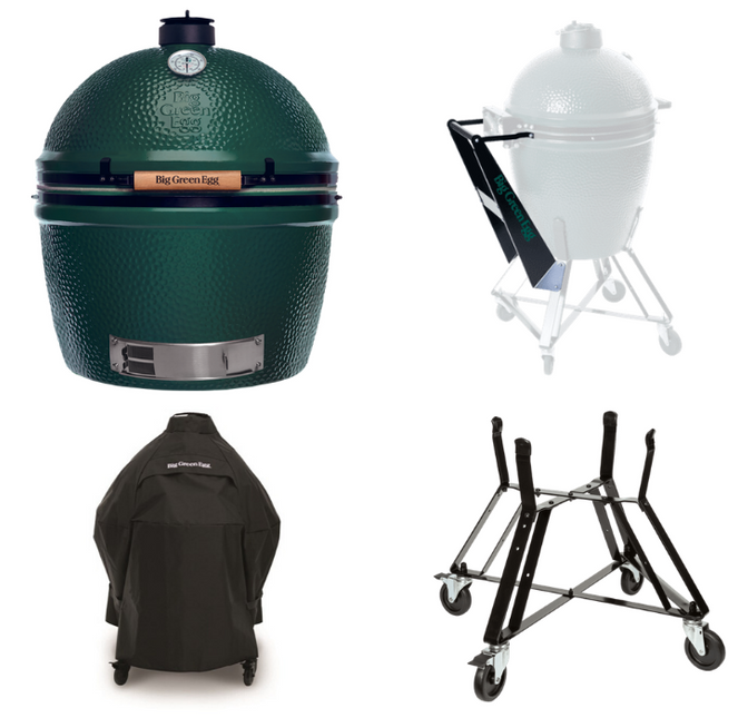 Big Green Egg XXLarge + Nest + Handler + Cover