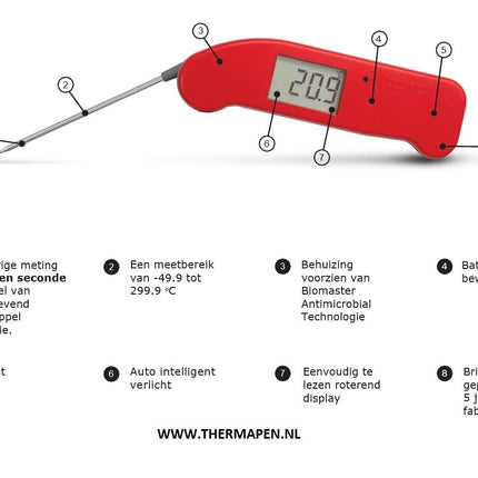 Thermapen ONE Grijs