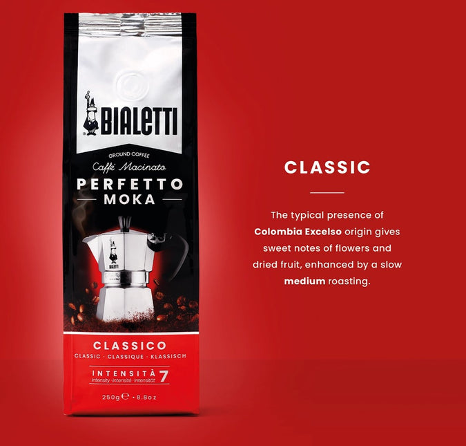 Bialetti Gemalen Koffie Moka Classico 250 gram