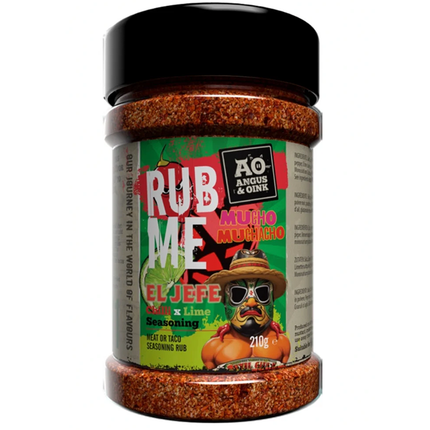 Angus&Oink (Rub Me) El Jefe Chilli x Lime Seasoning 210 gram