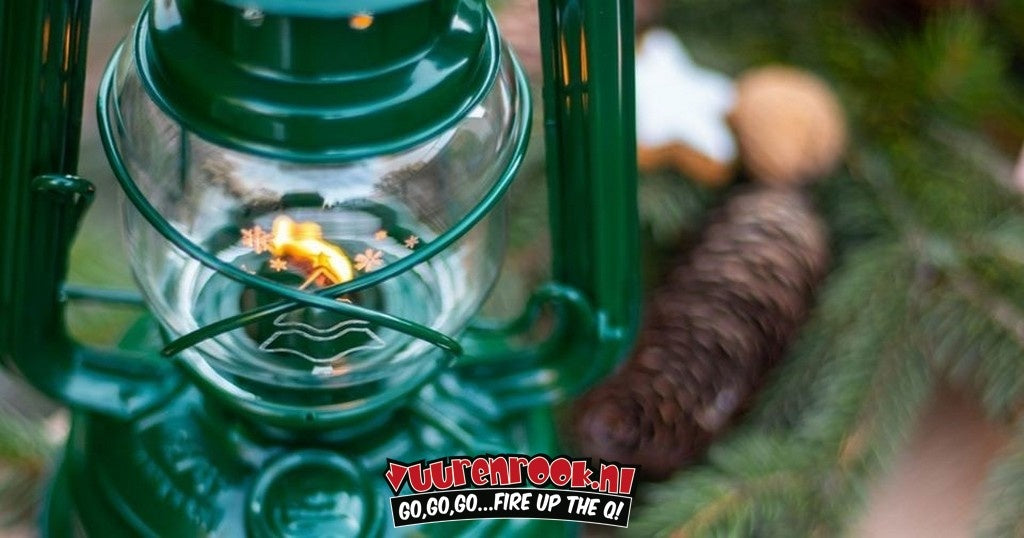 Original Feuerhand Storm Lantern Green