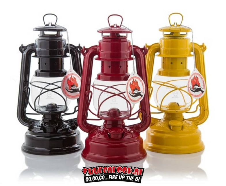 Original Feuerhand Storm Lantern Signal Yellow