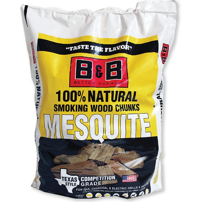 B&amp;B Mesquite Chunks 9 Liter