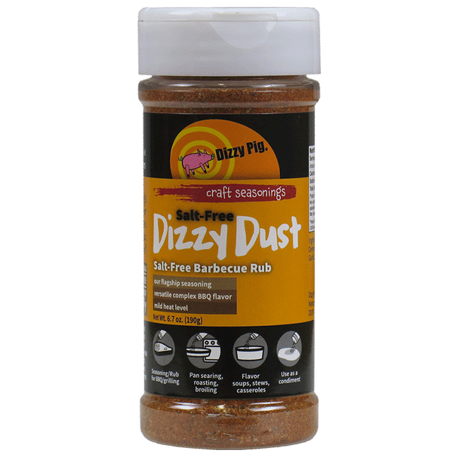 Dizzy Pig BBQ Salt Free Dizzy Dust 6.7oz