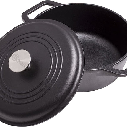 Victoria Cast Iron Emaille Dutch Oven 4 quarts