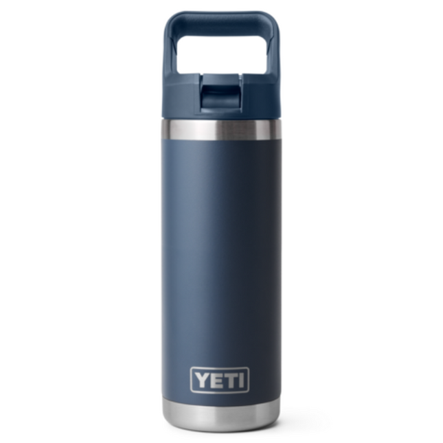 YETI Rambler 18 Oz Straw Cap Navy