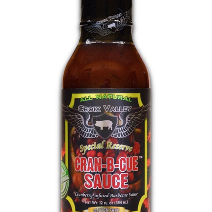 Croix Valley Cran-B-Cue BBQ Sauce 12 oz