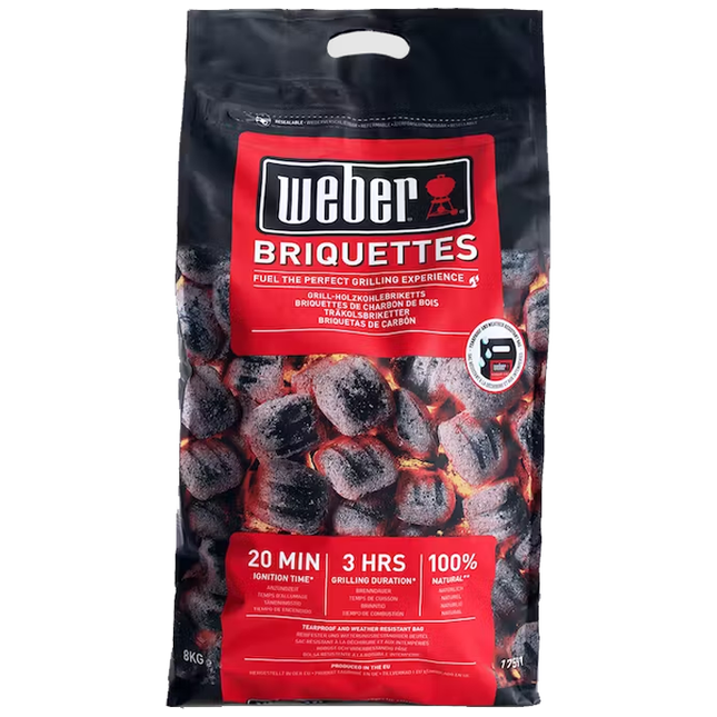 Weber Briquettes Pillow Shape 8 kg