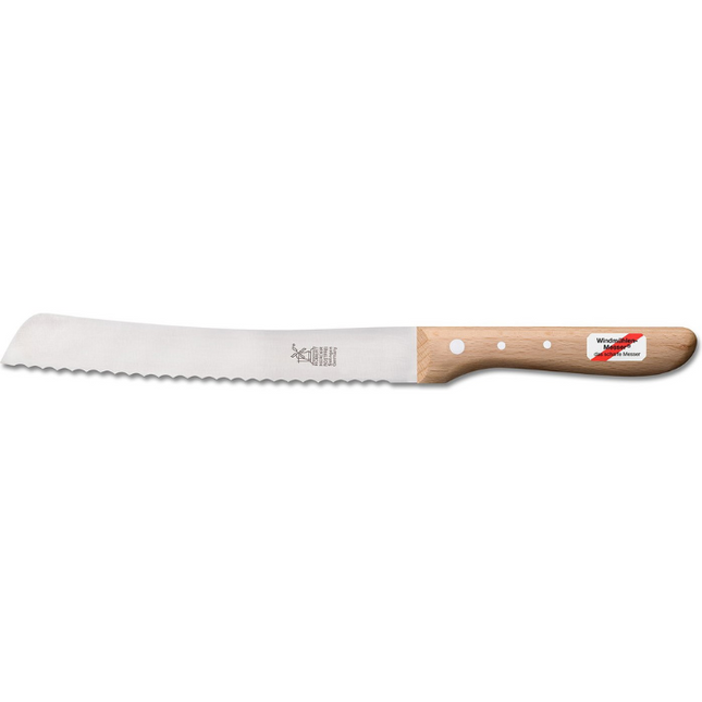 Robert Herder Bread Knife 'Hochgeschliffen' With Waves 19.5 cm Stainless Steel