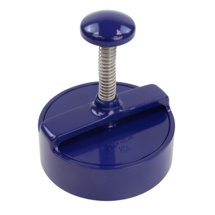 Aluminum Hamburger Press Blue Ø125mm