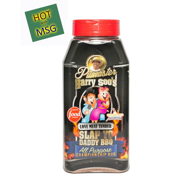 Slap Yo Daddy Love Meat Tender All Purpose Hot + MSG Rub 26 oz