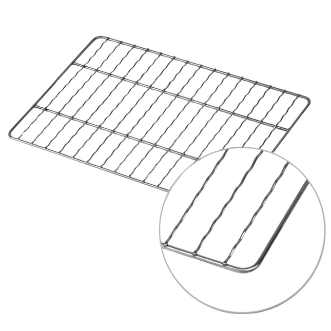 Extra verstärktes Gitter aus Borniak-Edelstahl der Serie 70