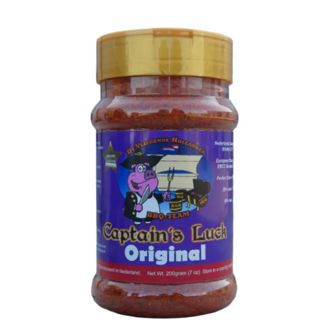 Captain's Luck Allzweck-BBQ-Rub, preisgekrönte 200 Gramm