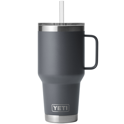 Yeti Rambler Strohbecher, 900 ml, Anthrazit