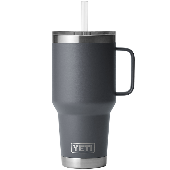 Yeti Rambler Straw Mug 35 oz Charcoal