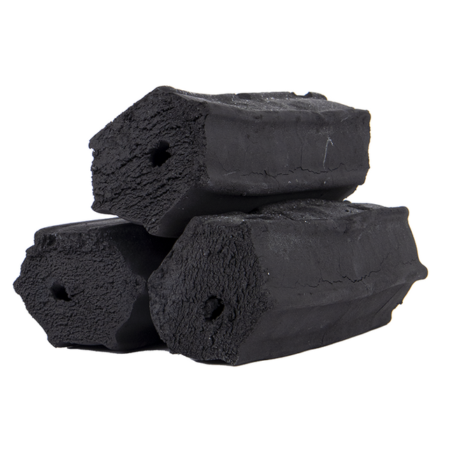 Grill Fanatics Coconut Hexagon Briquettes Tubes 5 kg