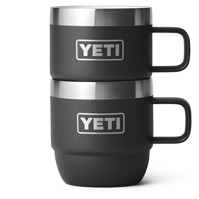 Yeti Rambler Stapelbare Mokjes Black 2 stuks 6 oz