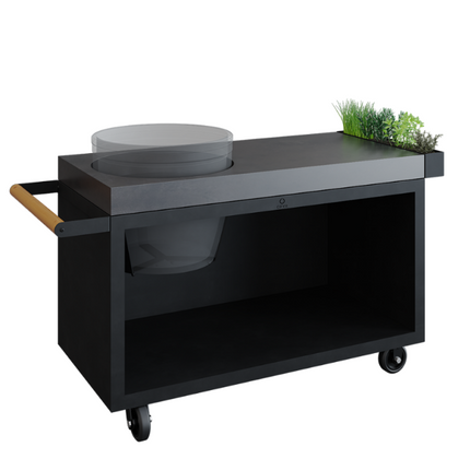 OFYR Kamado Table Black 135 PRO BGE