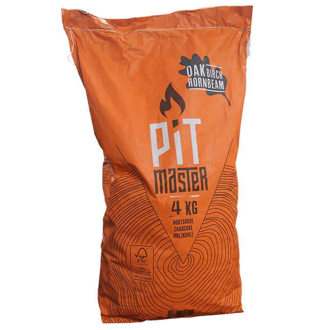 Pitmaster Oak Birch Hornbeam Charcoal 4 kg